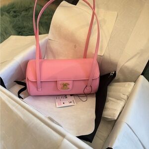 Chanel Classic Pink Shoulder Bag